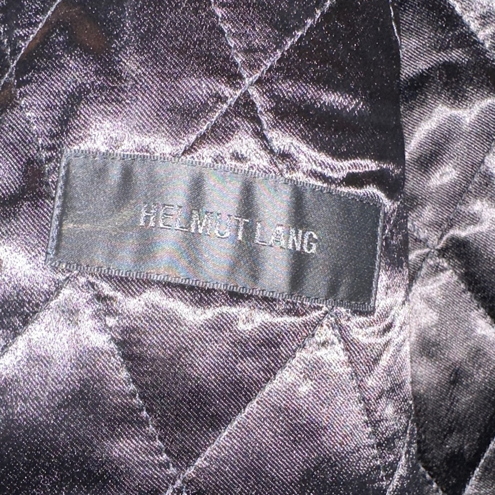 Helmut Lang Black Faux Fur Jacket with Hood EUC! - Picture 12 of 13